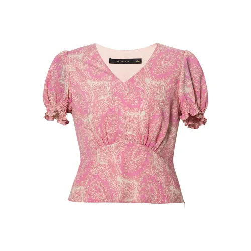 ROEYSHOUSE Розовые цветы Женские Рубашки