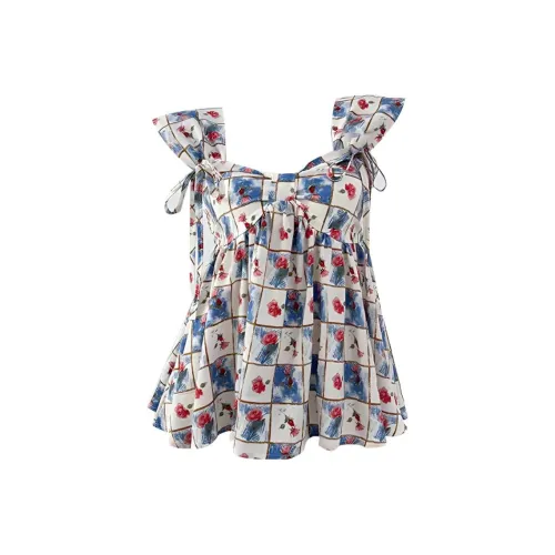 KKX Синие Женские Камисоли