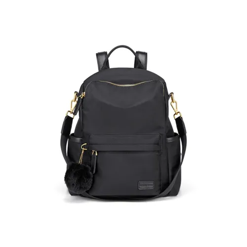 CinvaiKrose Нейлоновая ткань с коровьей кожей Короткий рюкзак Distance Многофункциональная дорожная сумка Стандартная Женская Многоцветная