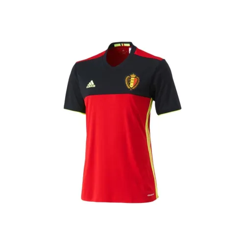 Adidas Черный Красный Мужская Футболка