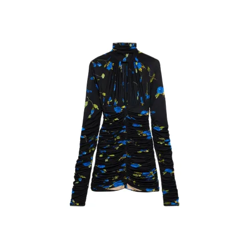 Blumarine Blue Женские Длинные Платья с Рукавами