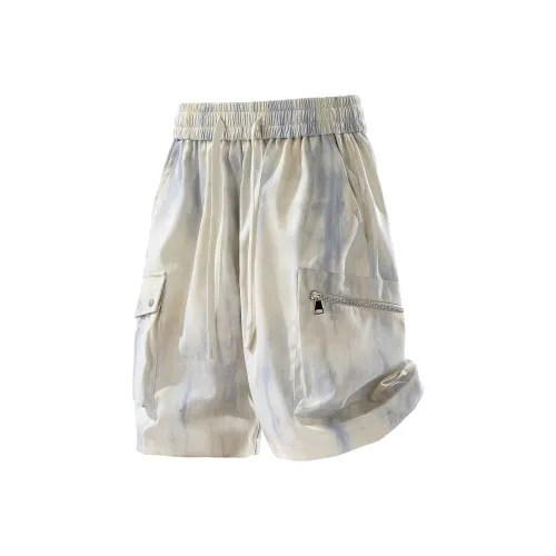 CPD Шорты карго Летние Тонкие Не прилипающие Брюки Повседневные Широкие Брюки Спортивные Брюки до колена Мужские