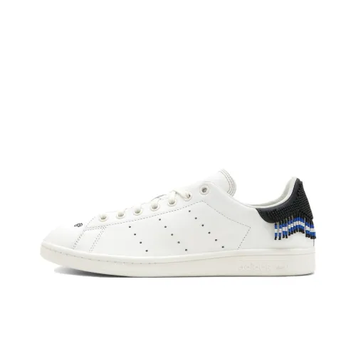 CLOT x Adidas Originals STAN SMITH Slip-resistant Abrasion-resistant Low-top Skateboard Shoes Men's White CLOT x Adidas Originals STAN SMITH Противоскользящие устойчивые к истиранию низкие топовые скейтбордические кроссовки Мужские Белые