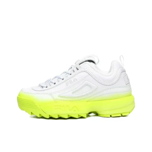 FILA Disruptor 2 Устойчивый к истиранию Низкий Топ Повседневная Обувь Женская Белая