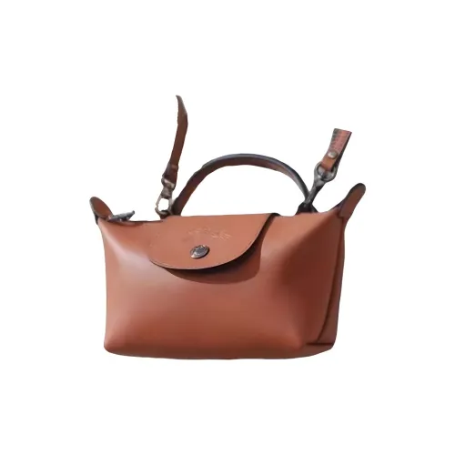 LONGCHAMP Кошелек из коровьей кожи унисекс табачного цвета