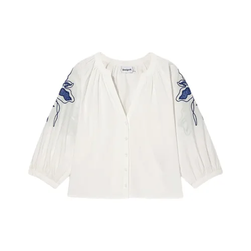 Desigual Белые Женские Рубашки