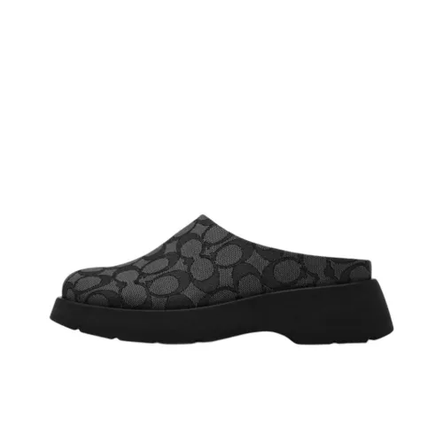 COACH Домашние тапочки 3,8 см Женские Черный