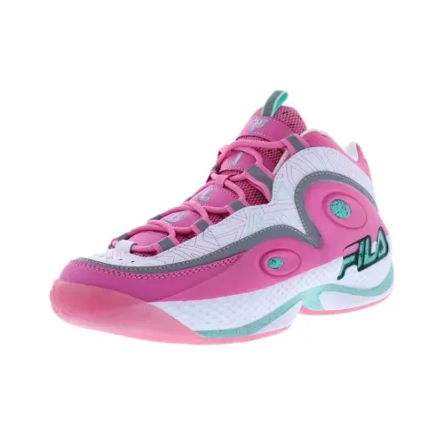FILA Grant Hill 3 Устойчивые к истиранию Низкие Баскетбольные кроссовки Женские Розовые
