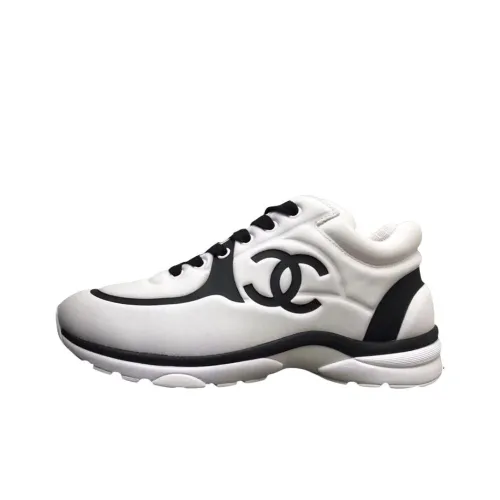 Chanel 20C Low Топ Повседневная обувь Мужская Белый Черный