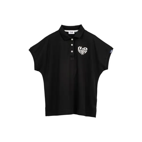 FILA Golf Series Черная Женская Одежда для Гольфа