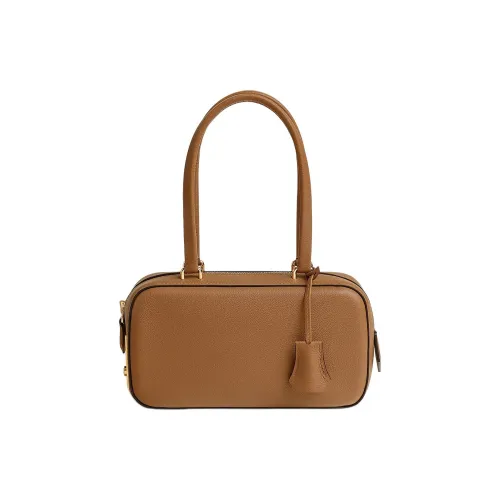 HERMES Faubourg Evercolor Телячья кожа Сумка Стандартная Женская 37 Золотисто-коричневый