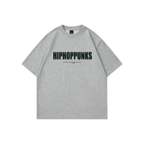 HIPHOPPUNKS Светло-серый Унисекс Футболка