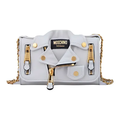 MOSCHINO Овчина Сумка через плечо Маленькая Сумка на плечо Женская Белая