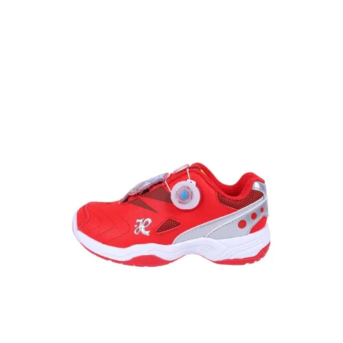 Ультрамен Икс VICTOR Устойчивый к истиранию Низкий Топ Тренировочные Кроссовки для Детей Красный Детский