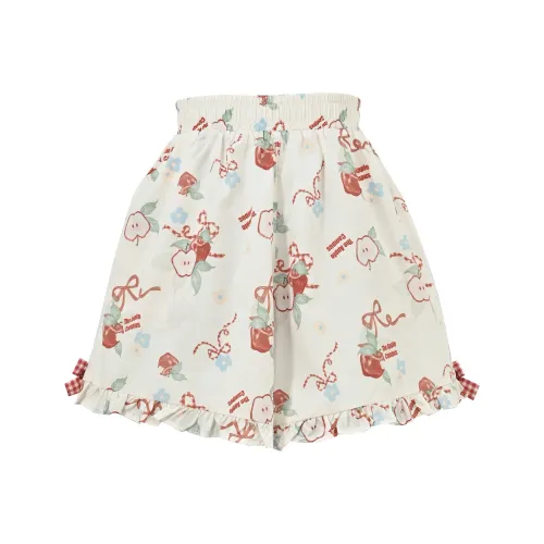 Snbl Экрю Женские Повседневные Шорты