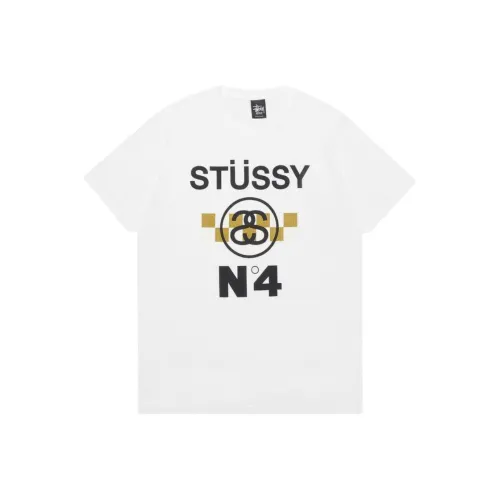 Stussy Белый Мужской T-Рубашки