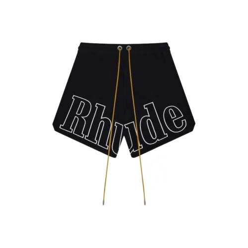 RHUDE Черные Мужские Повседневные Шорты