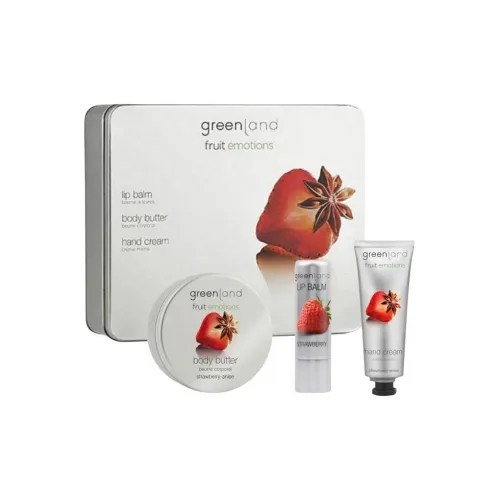 Greenland Клубничный Fennel Наборы для ухода Hydrating Антиоксидант Трехкомпонентный Набор