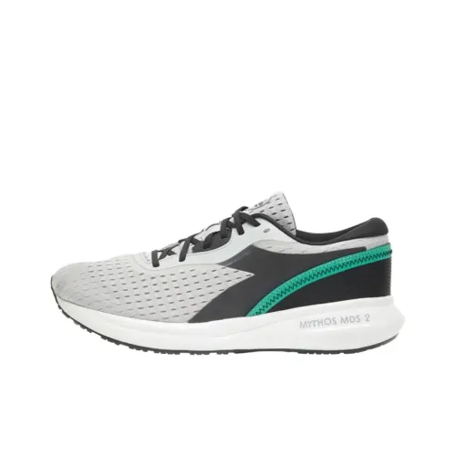 DIADORA Mythos MDS 2 Беговые кроссовки Низкий топ Серый Черный Мужской