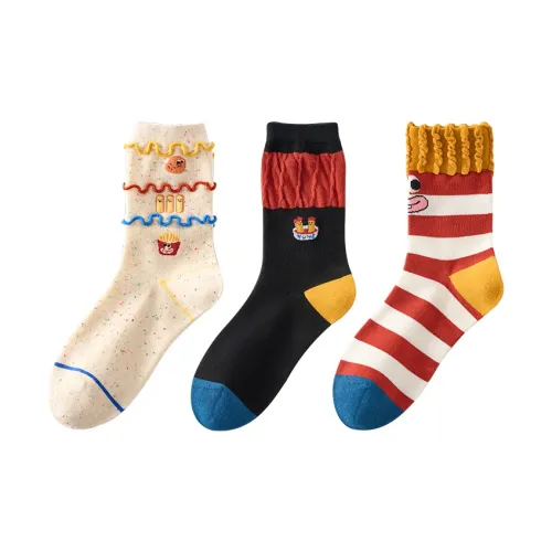 Amnesia Cat Носки Crew Женские упаковка из 3 пар