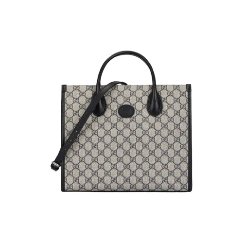 GUCCI GG Retro series Холст Тоут Сумка Сумка для покупок Сумка через плечо Сумка маленькая Мужская