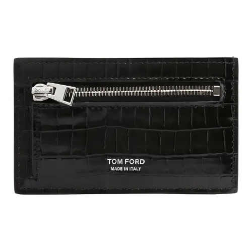 TOM FORD Кошелек из коровьей кожи держатель для карт мужской черный