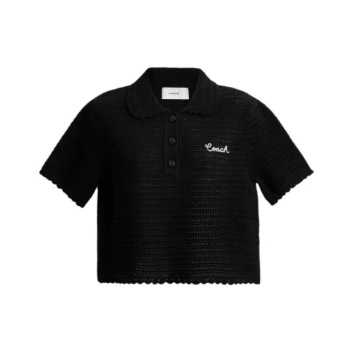 COACH Черные Женские Поло