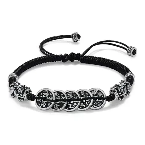 JOLLY NOTE Регулируемый Тканый Вязаный Красный Шнур Браслеты Унисекс