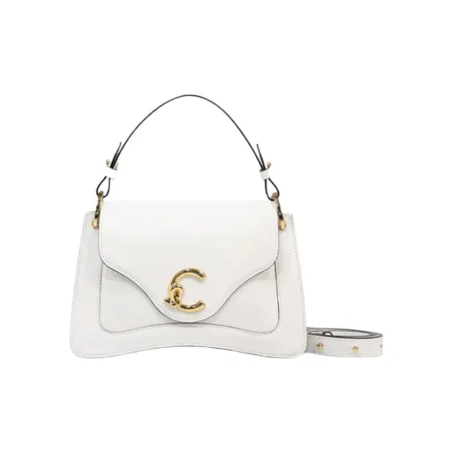 COCCINELLE C ME Телячья кожа Одно плечо Сумка Средний Женская Белая