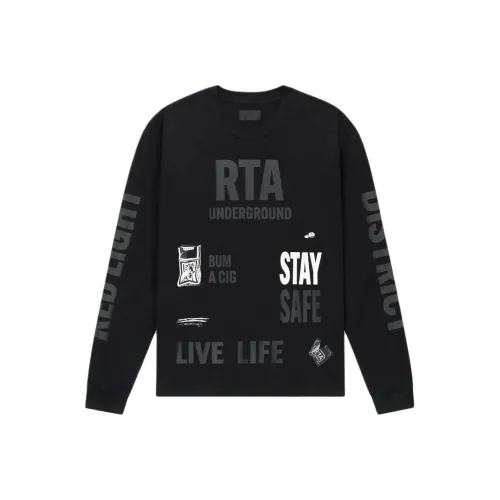 Rta Мужские черные T-рубашки