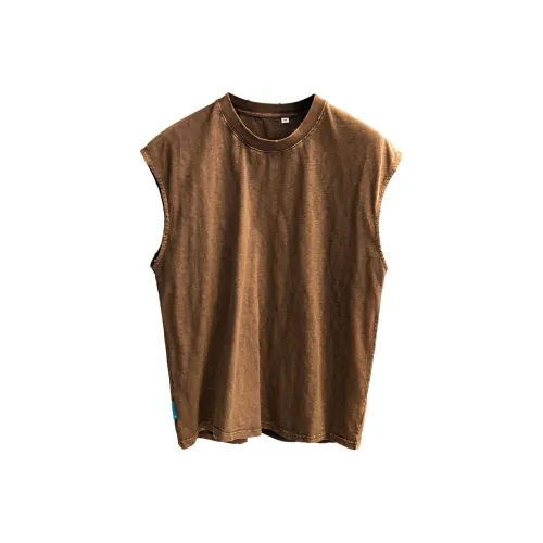 YGQPZHZ Коричневый Мужские Майки