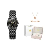 Все Черное (В комплекте с ожерельем + браслетом + коробкой)