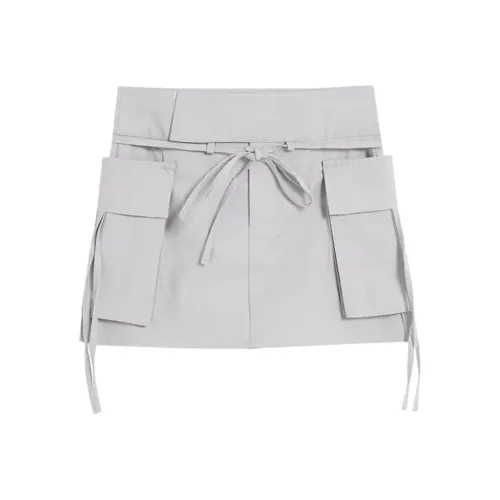 Mu Qingqing Карго Короткие Юбки Женские