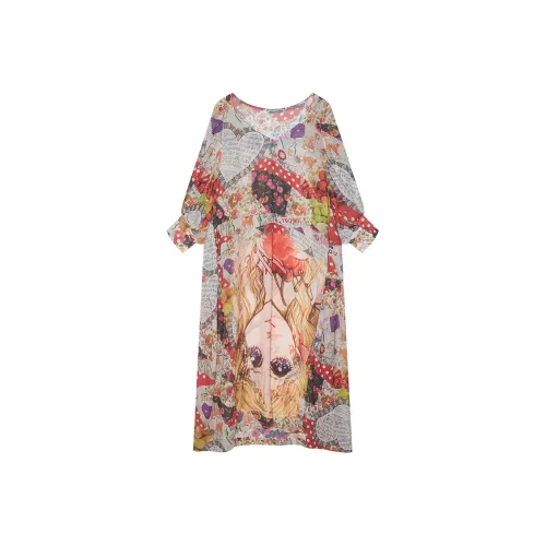 ELF SACK Длинное платье с длинными рукавами женское