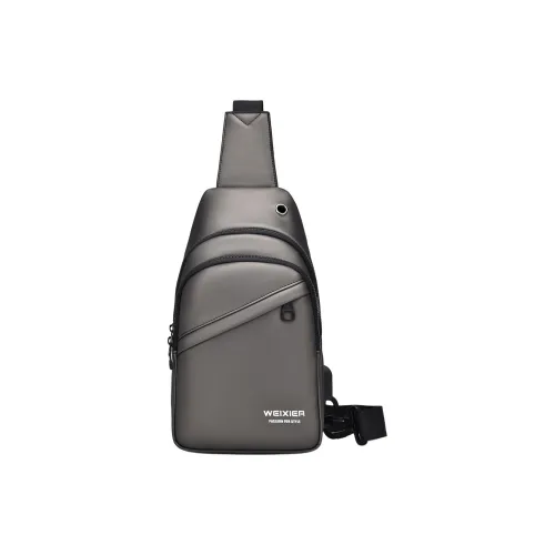 Boniu Oxford Сумка через плечо Sling Сумка Мужская Серый Черный