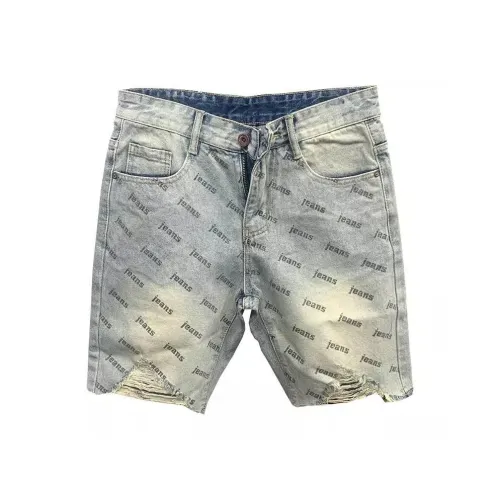 CAT'S PAW Синий Унисекс Джинсовые шорты