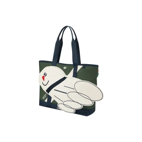 KUMPOO x Crying Center Сумки для бадминтонных ракеток 2 шт Модный Спортивный стиль Сумка на плечо Сине-зеленый Унисекс