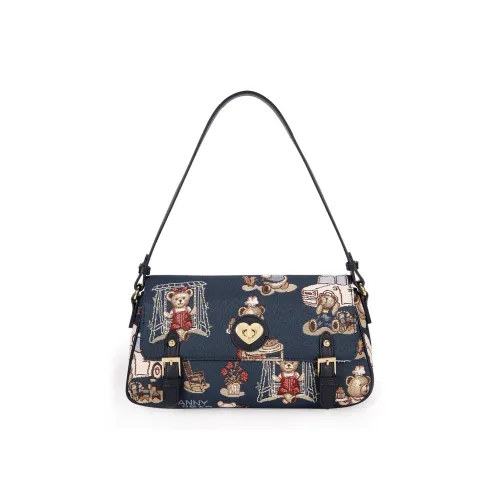 DANNYBEARJEANS Ткань Сумка через плечо Женская Темно-синяя