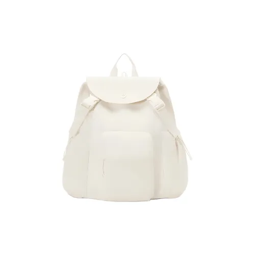 Skechers Comfort Sports Series Кожа Touch Ткань Рюкзак Обычный Унисекс Тофу Белый