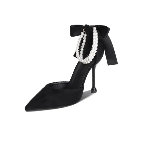 7 SEVFUN Узкий каблук Высокие каблуки Женские Черный