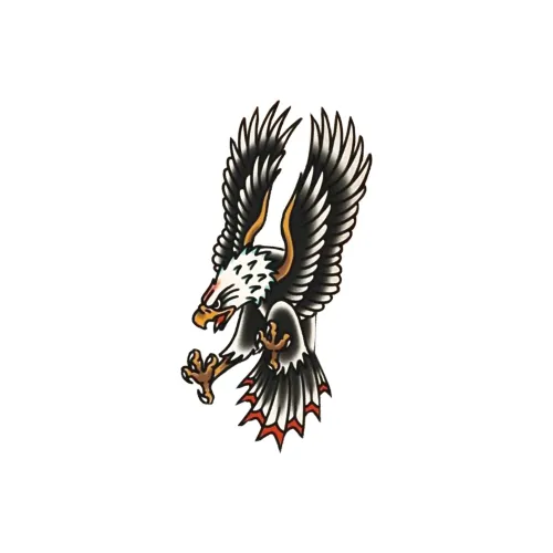 LIEJI EAGLE Hunter Multicolor Tattoo Стикер