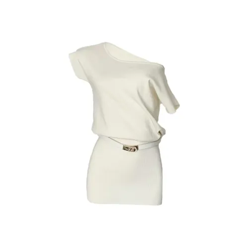 TSKIU Короткий рукав Платье Женское