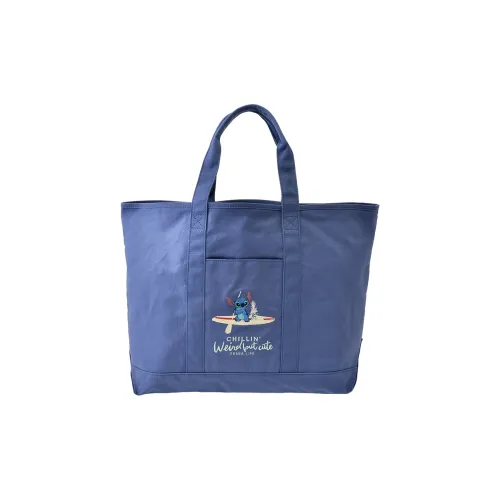 Disney x Disney Store Stitch Японский стиль Серия Большая емкость С принтом Коммутирование Универсальный Сумка-тоут Мерч по IP