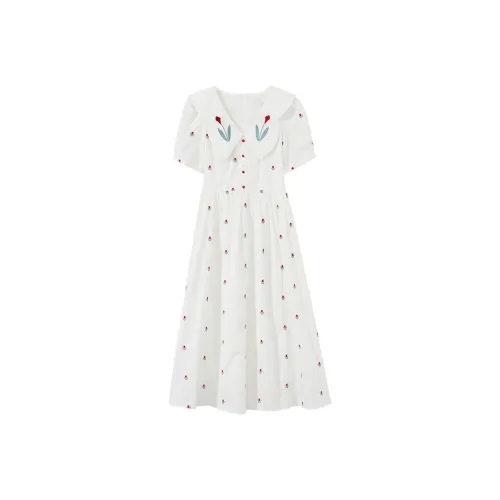 Meanalot Короткий рукав Платье Женское