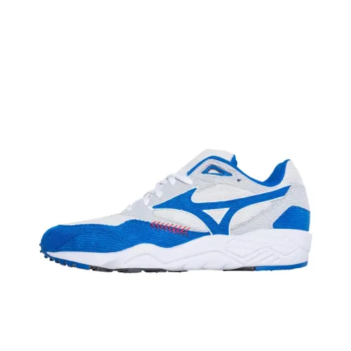 SHINZO PARIS x Mizuno Contender Износостойкий Низкий Топ Повседневная Обувь Мужская Серый Синий Белый