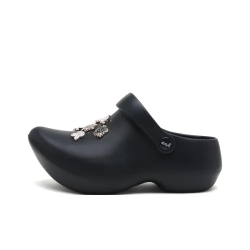 EXULL Q Домашние тапочки Женские Черные