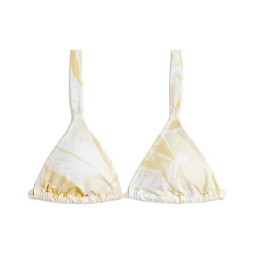 H&M Светло-желтый/Белый Женские Бикини