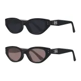 Черная оправа с черно-серыми линзами + Черная оправа с чайными линзами