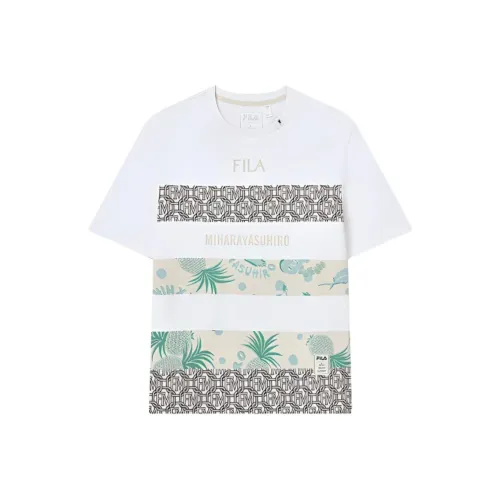 FILA x MIHARA YASUHIRO Светлый Mist Серый Мужская T-Рубашка