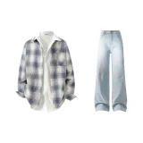 Gray Blue + Light Blue Pants  
Серый Синий + Светло-Синий Штаны